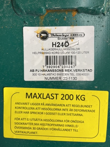 802682-5 Skottkärra PJ Håkansson Mek.verkstad