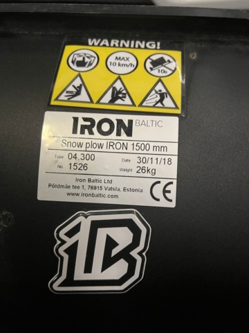 896884-9 Yamaha Grizzly 350 -2008 inc plow & winch