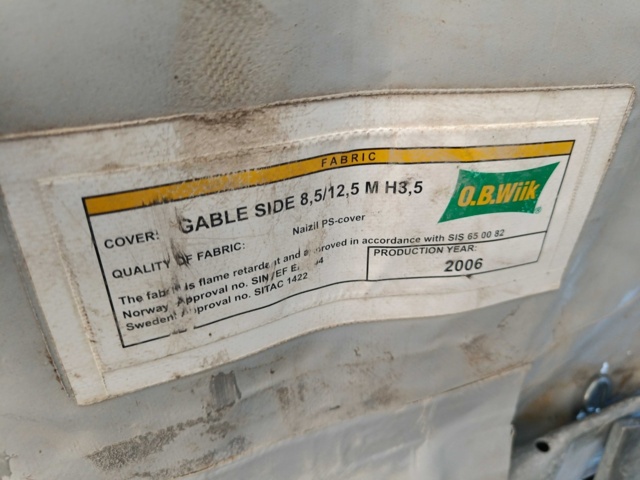 957785-18 Tent / Weather protection OB Wiik Instant 12.5m