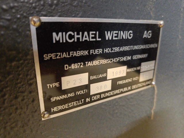 928570-31 Edge planer Michael Weinig Profimat 23