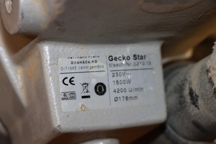 930580-7 Pallmann Gecko Star Edge Grinder