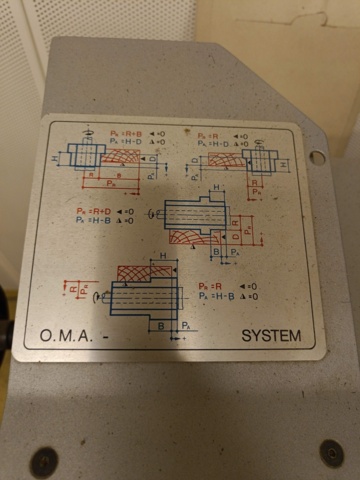 928594-3 Measuring stand WEINIG OMA 970