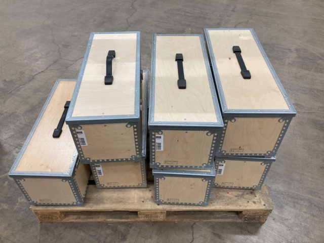 955724-1 7 tool boxes Nefab 670x250x250 mm