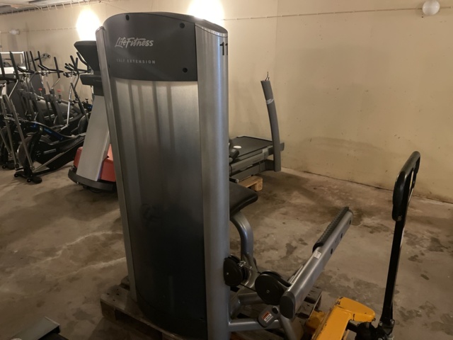 768248-5 Seated calf press - Calf exemption Life fitness