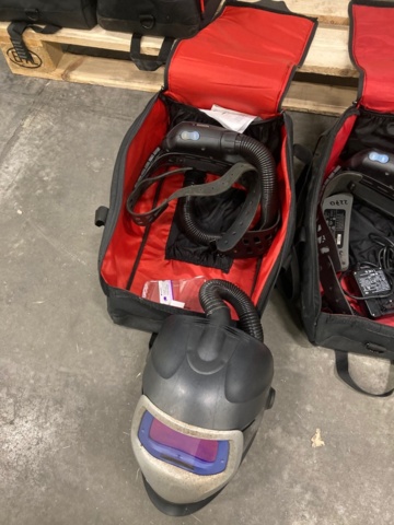 958920-4 Welding helmets with fresh air 3M 9100 & 3M Adflo 5 pcs