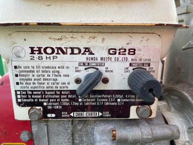 958642-4 Engine - Honda, Compressor - Atlas Copco