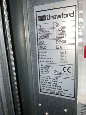 887293-10 Skylight door