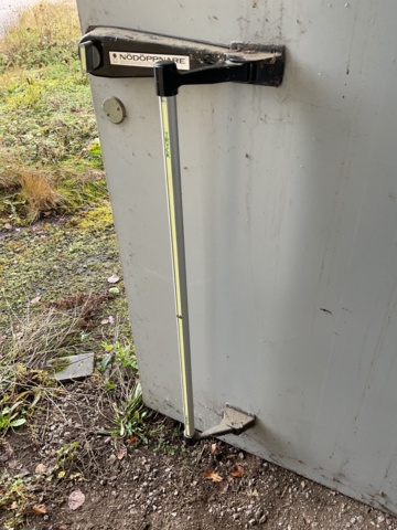 887304-3 Steel door, escape door