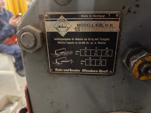 928608-12 Punching/Profiling machine Muhru Bender KBL 11 N