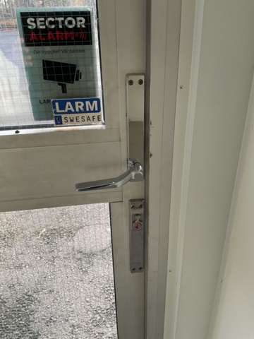 887326-2 Aluminum entrance door