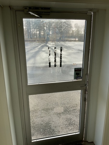 887326-3 Aluminum entrance door