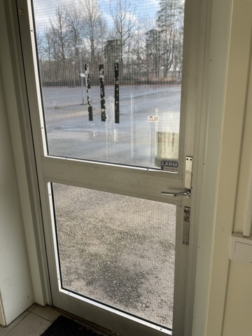 887326-5 Aluminum entrance door