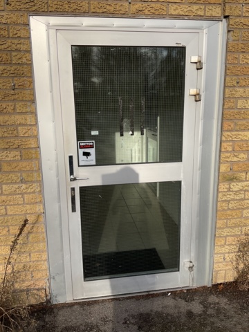 887326-8 Aluminum entrance door