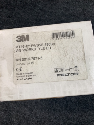 960254-3 Hearing protection 3M Peltor WS Workstyle EU