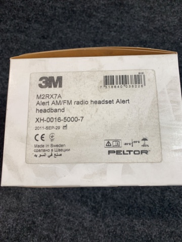 960250-3 Hearing protection 3M Peltor Alert M2RX7A