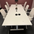 868919-1 Conference table with chairs, Whiteboard