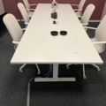 868919-3 Conference table with chairs, Whiteboard