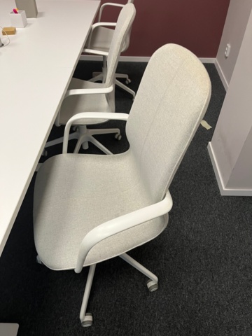 868919-5 Conference table with chairs, Whiteboard