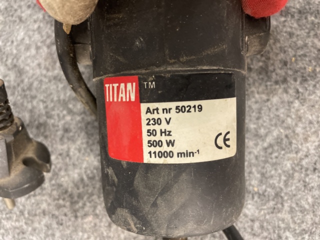917710-3 Titanium angle grinder