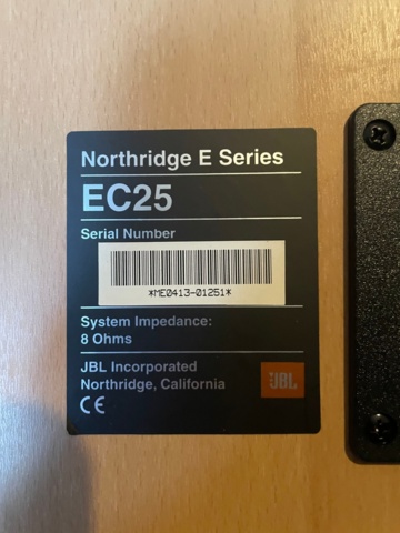 917176-11 Speakers JBL Northridge E Series 5.0