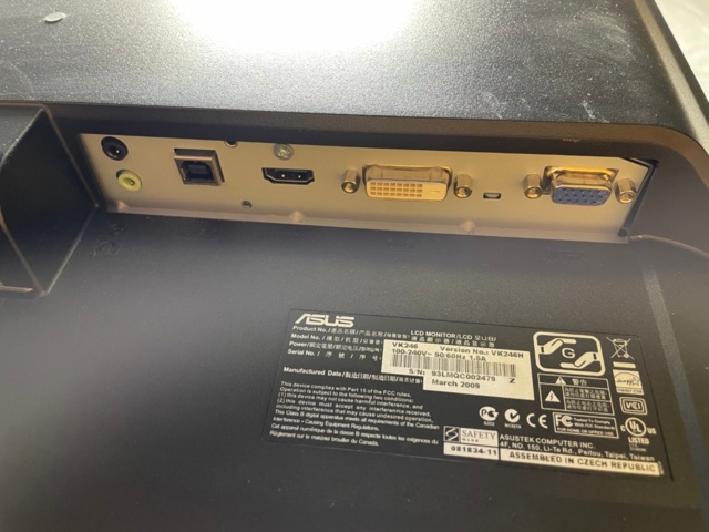 953044-9 Computer monitor 24" Asus VK246H