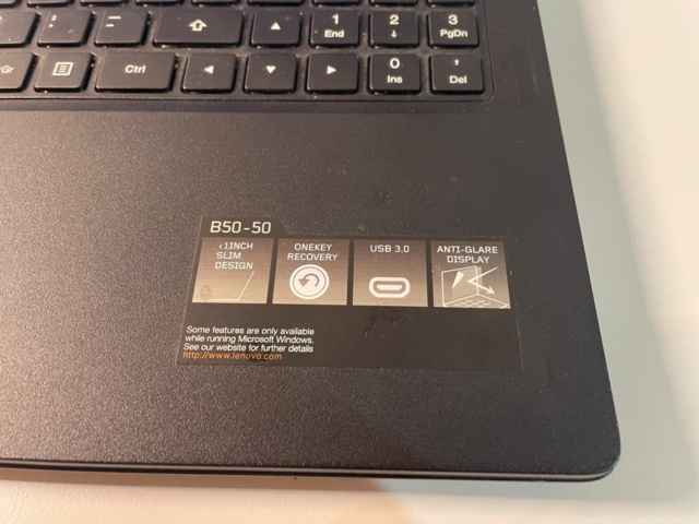 953038-4 Laptop Lenovo B50-50 15.6" 8GB/128GB/i5 2.2GHz