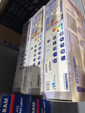 946701-5 17 sections of shelves with pool items