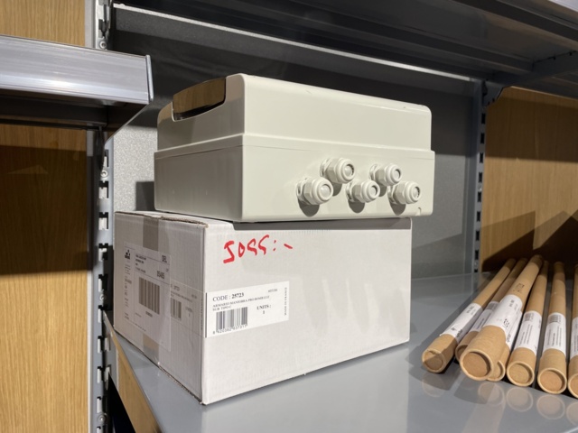 946701-8 17 sections of shelves with pool items