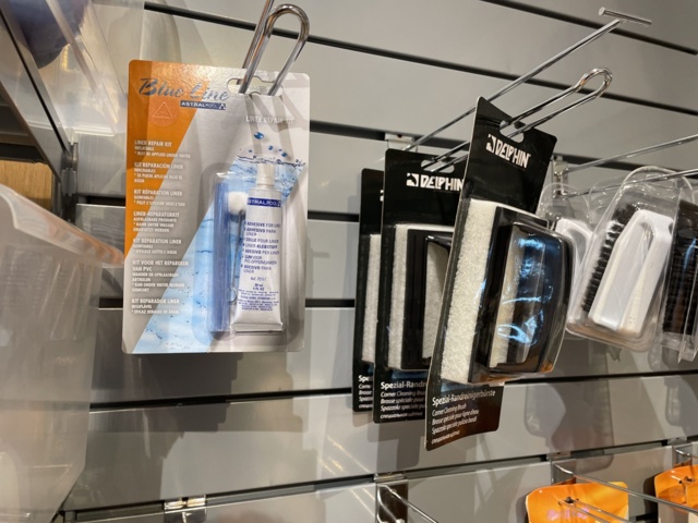 946701-30 17 sections of shelves with pool items