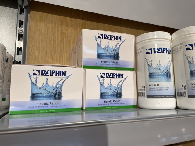 946701-54 17 sections of shelves with pool items