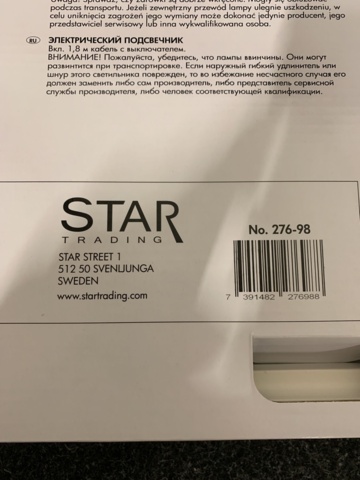 960822-3 2 Candlesticks Star Trading Karin 276-98