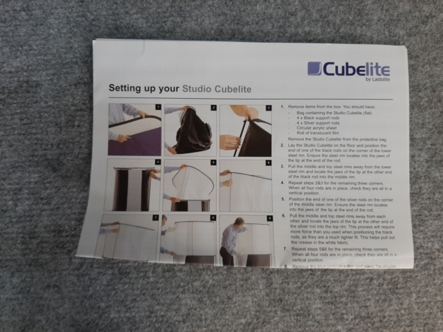 920754-3 Light box, Lastolite Studio Cubelite 70x70x155 cm