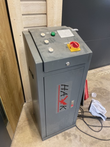 946763-2 Scissor lift Hawk QJY-S2E, 3000kg, defective -2021