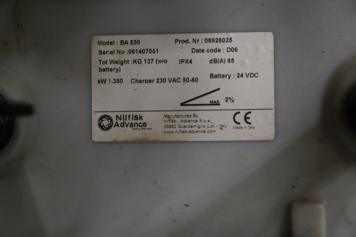 953841-8 Scrubber - Nilfisk BA 530