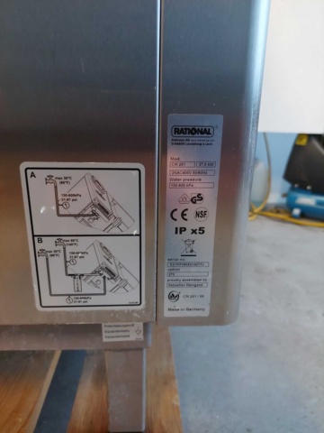 880918-7 Rational oven CM201