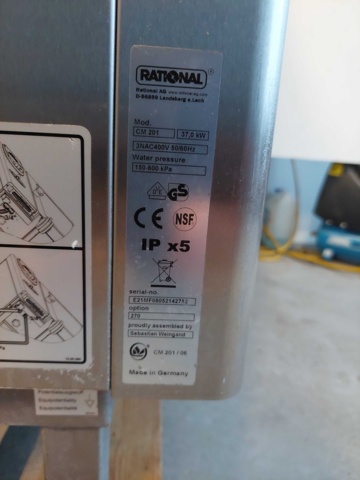 880918-8 Rational oven CM201