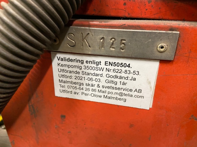 963820-4 Welding Kempomig 3500
