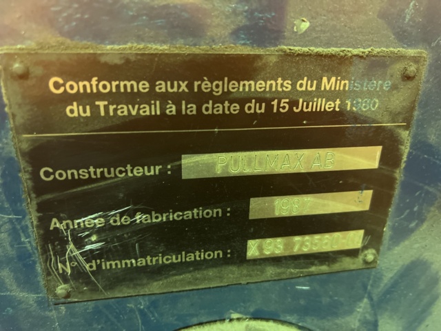 964055-3 Fasmaskin Pullmax X93 -1987
