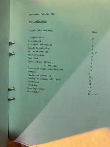 964055-6 Fasmaskin Pullmax X93 -1987