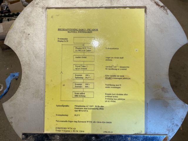 964923-3 Plastic pipe welding - MCA & Calder SAM 3