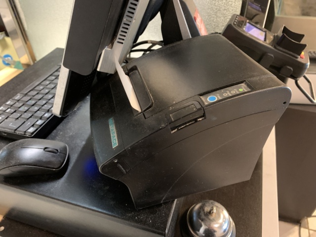 940688-7 POS system Fec with touch screen, receipt printer, cash drawer, customer display