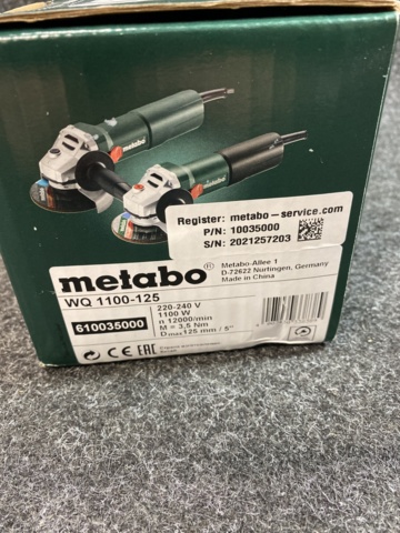964959-3 Angle grinder Metabo WQ 1100-125