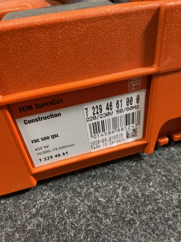 964965-4 Multitool Fein Supercut FSC 500 QSL