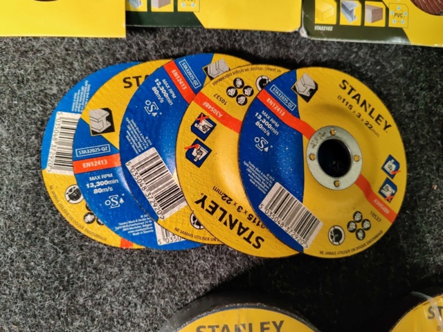 964494-7 Grinding and cutting discs Stanley 115 mm