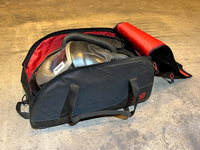 963981-2 Welding helmet in bag including fresh air mask