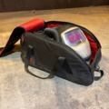 963981-1 Welding helmet in bag including fresh air mask