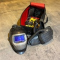 963981-3 Welding helmet in bag including fresh air mask