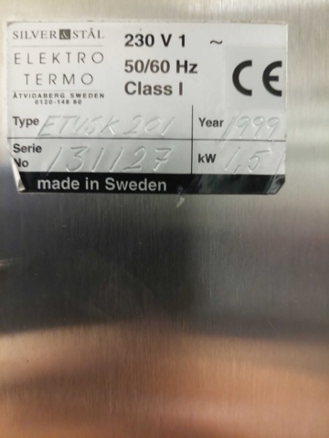 965290-5 Värmeskåp Elektro Termo