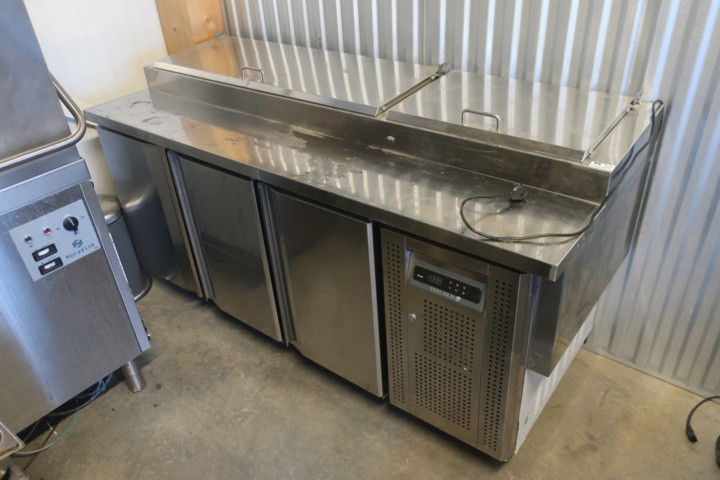 953864-2 Cooling bench with cooling channel, Tefcold SS7300-P