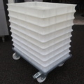 953872-3 9 dough trays with trolley